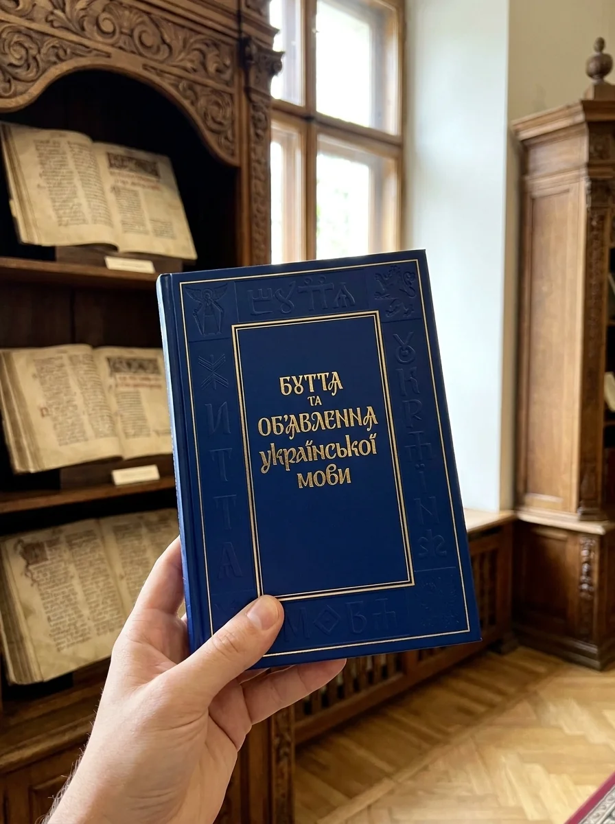 Буття та об’явлення української мови — Василь Чебаник, обкладинка