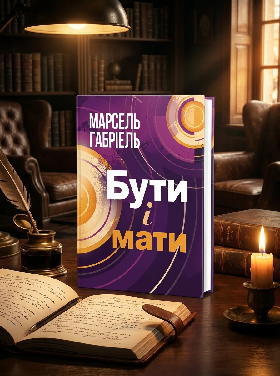 Бути і мати — Марсель Габріель, обкладинка