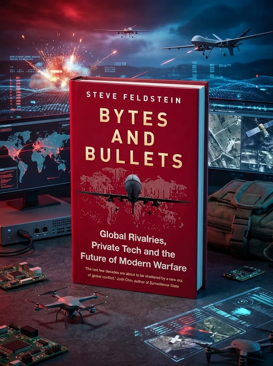 Bytes and Bullets: Global Rivalries, Private Tech and the Future of Modern Warfare — Стів Фельдштейн, обкладинка