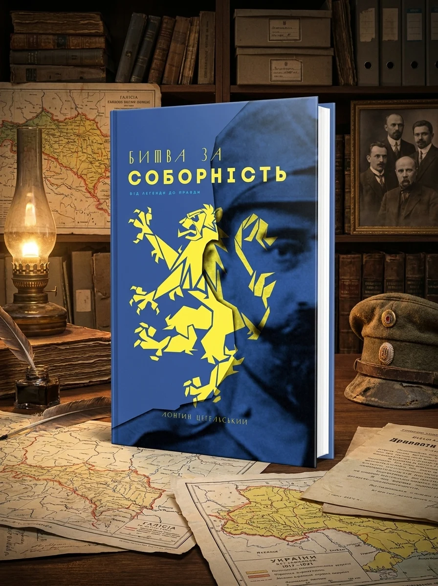 Битва за соборність — Лонгін Цегельський, обкладинка