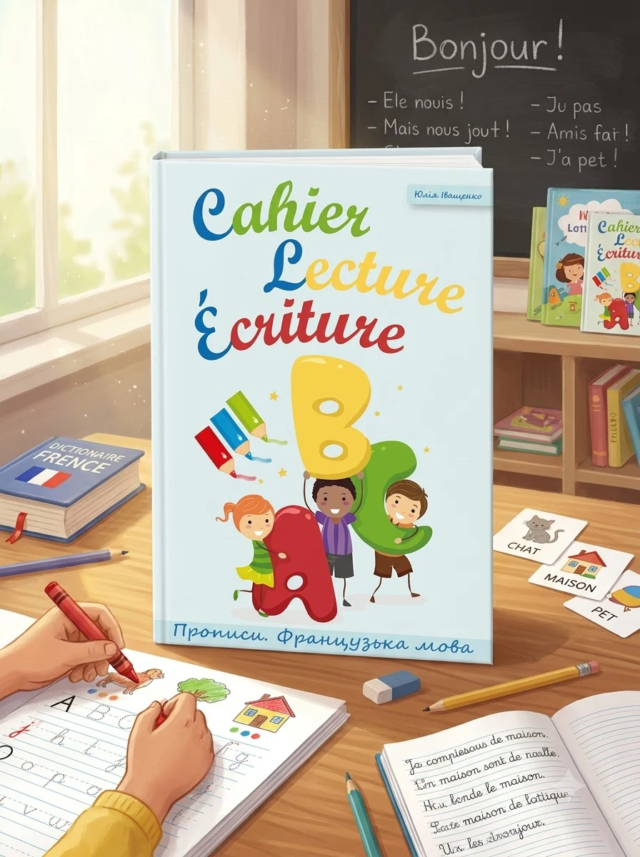 Cahier Lecture Ecriture. Прописи. Французька мова — фото 2