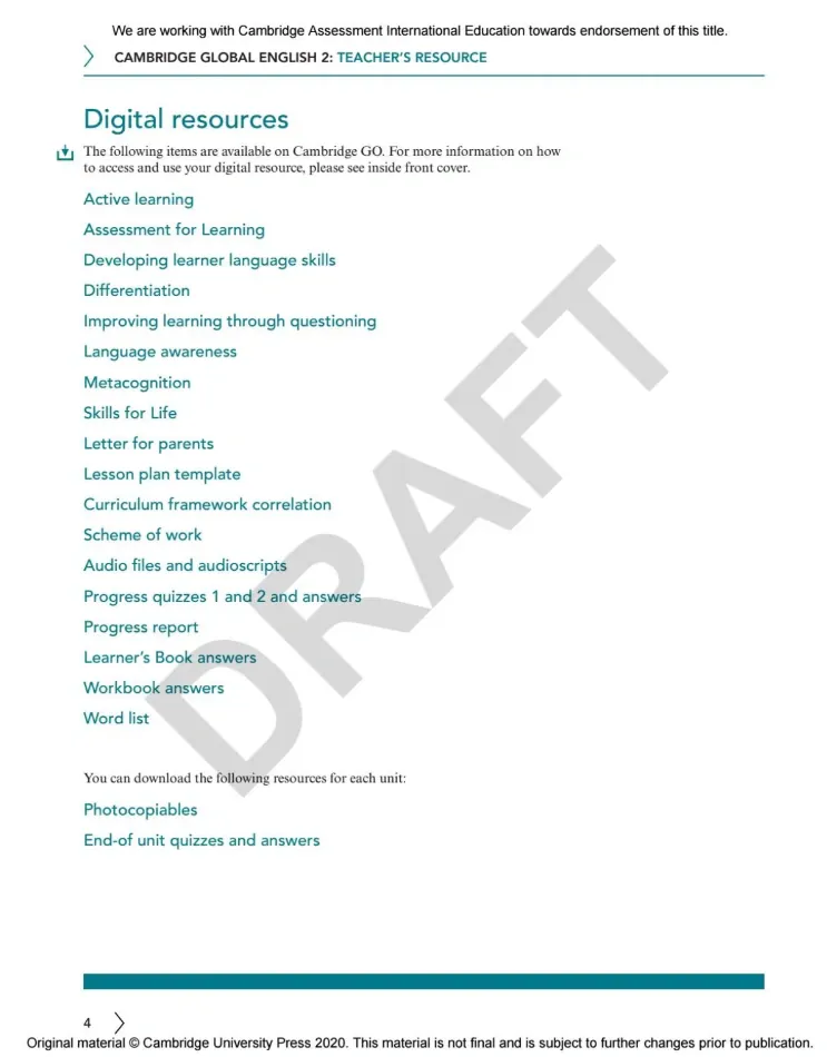Cambridge Global English 2. Teacher's Resource with Digital Access — Кетрін Гарпер, фото 5