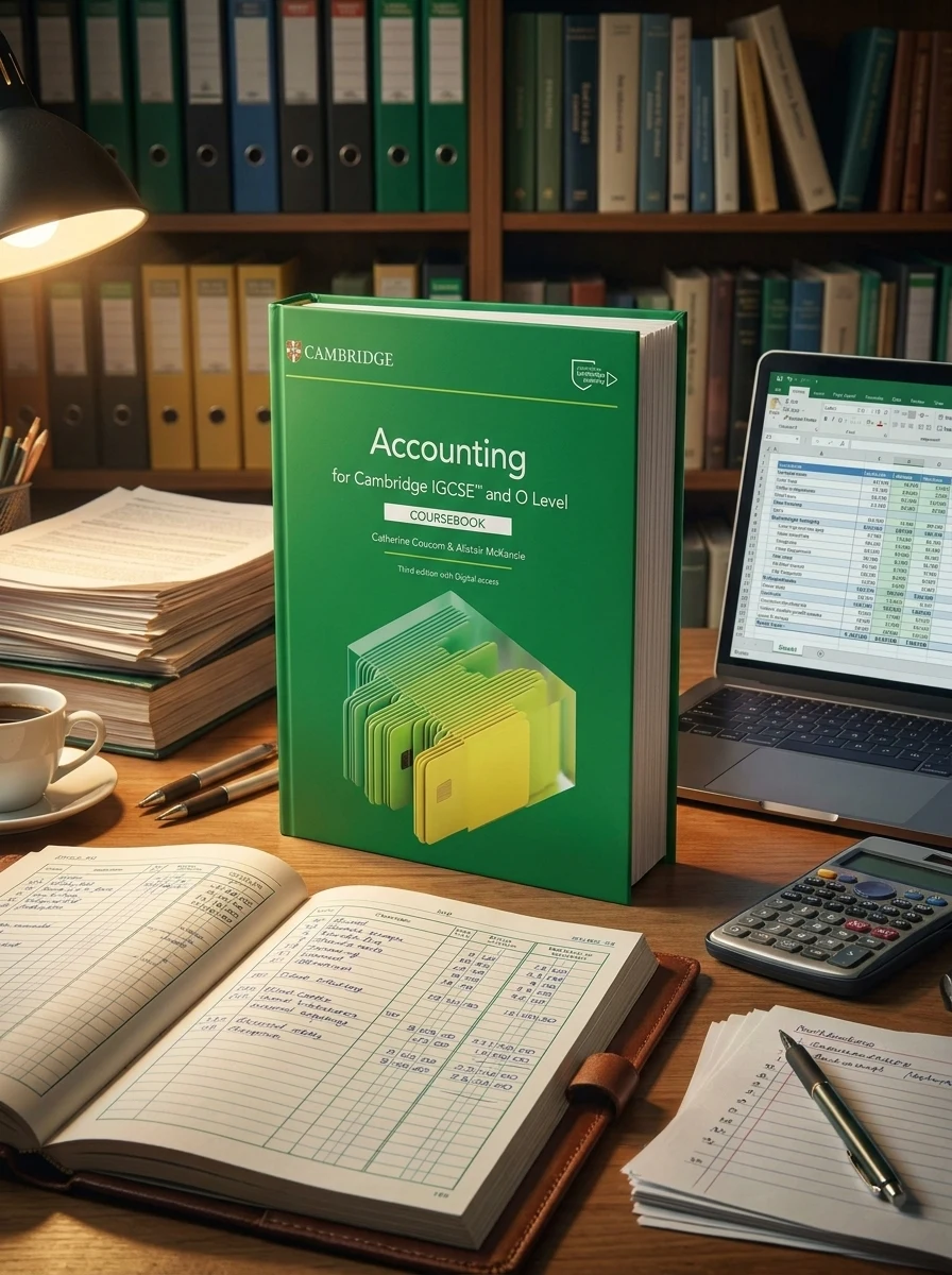 Cambridge IGCSE and O Level Accounting 3rd Edition Coursebook with Digital Access (2 Years) — Кетрін Куком, обкладинка