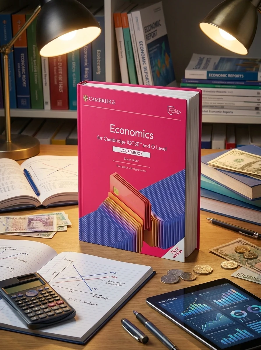 Cambridge IGCSE and O Level Economics 3rd Edition Coursebook with Digital Access (2 Years) — Сьюзен Грант, обкладинка