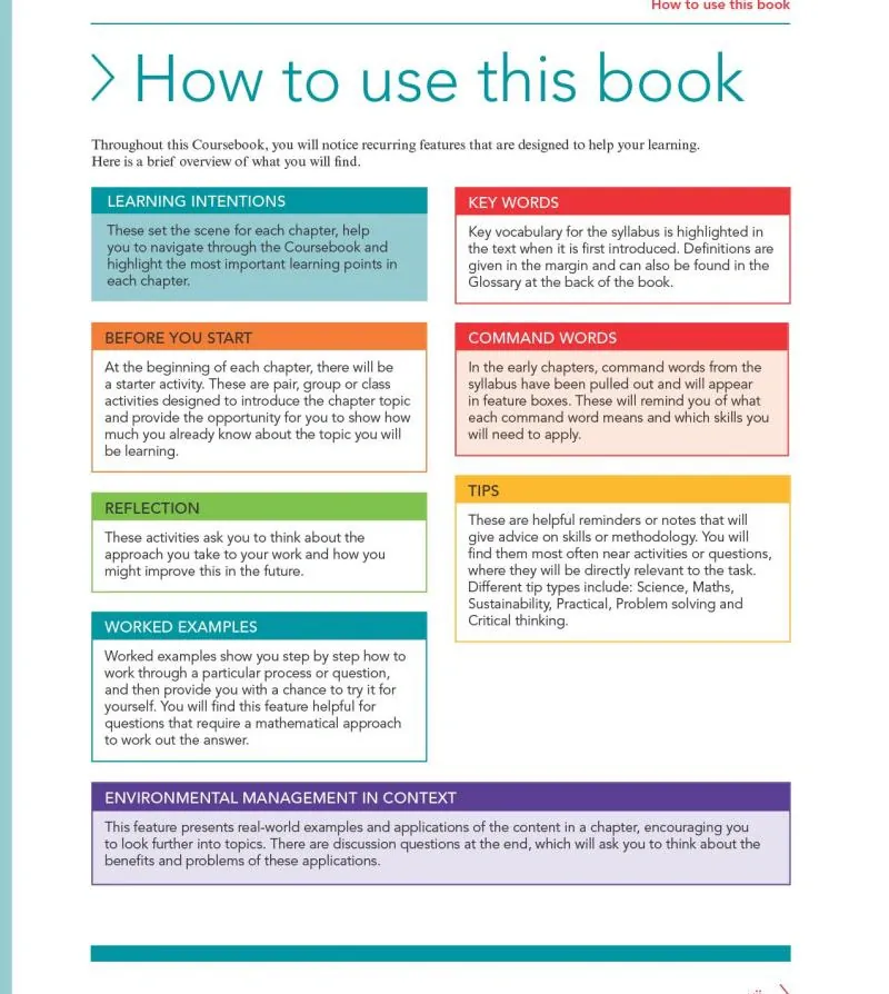 Cambridge IGCSE and O Level Environmental Management Coursebook with Digital Access (2 Years) (2nd Edition) — Гері Скіннер, фото 5