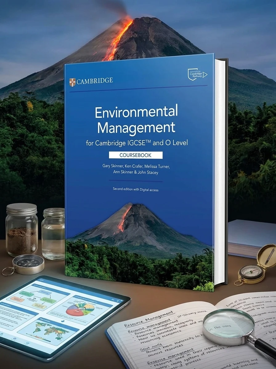 Cambridge IGCSE and O Level Environmental Management Coursebook with Digital Access (2 Years) (2nd Edition) — Гері Скіннер, обкладинка