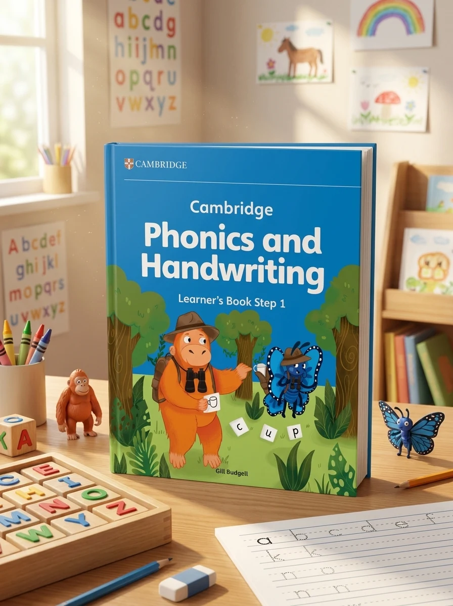 Cambridge Phonics and Handwriting Learner's Book. Step 1 — Ґілл Баджелл, обкладинка