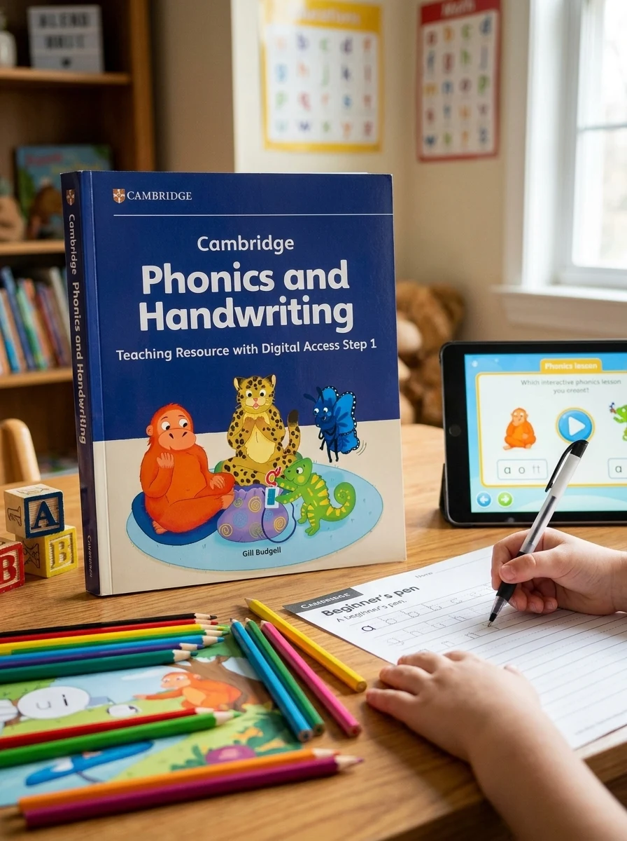 Cambridge Phonics and Handwriting. Step 1. Teaching Resource with Digital Access — Ґілл Баджелл, обкладинка