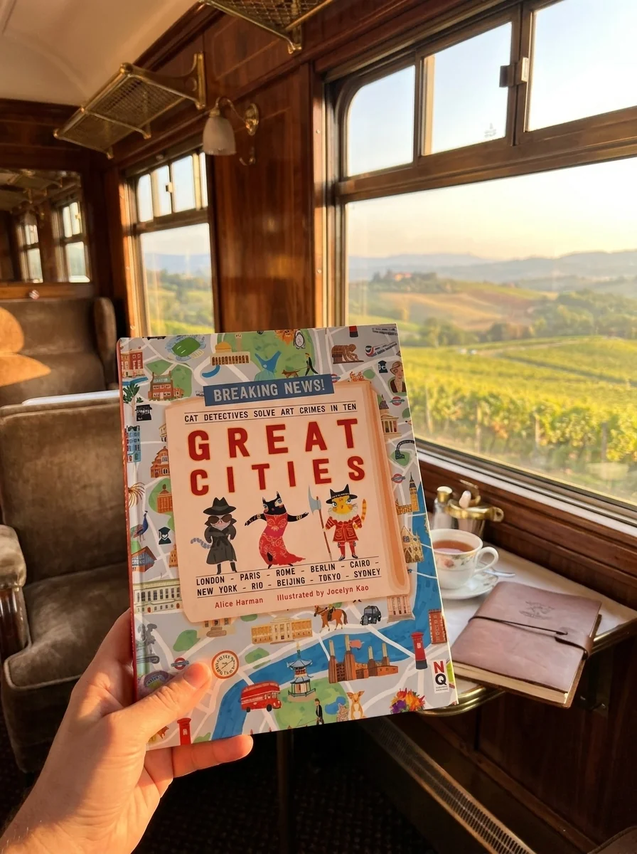 Cat Detectives Save Art Crimes in Ten Great Cities — Alice Harman, обкладинка