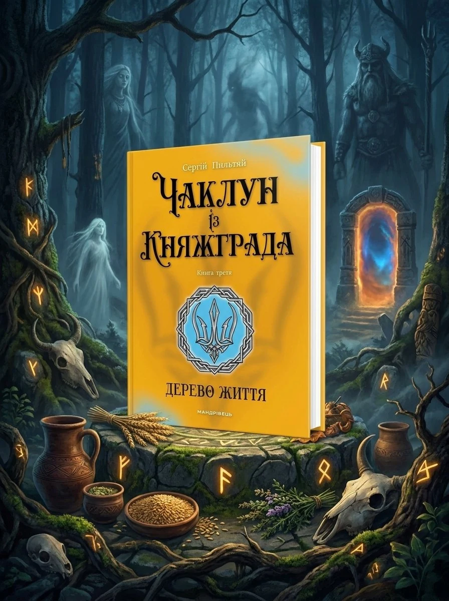 Чаклун із Княжграда. Комплект з 3-х книг. Сергій Пильтяй, обкладинка