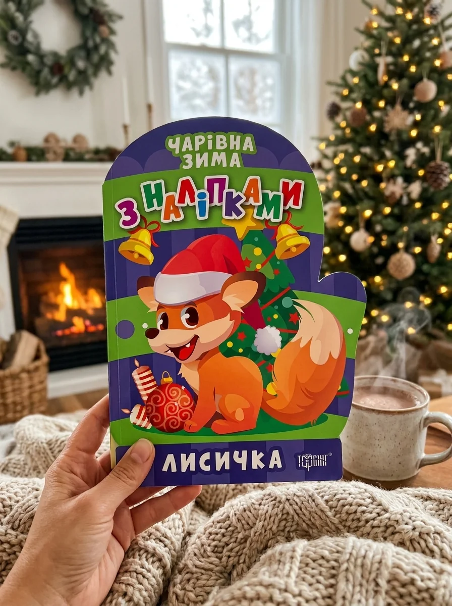 Чарівна зима з наліпками. Лисичка — Оксана Алліна, фото 2