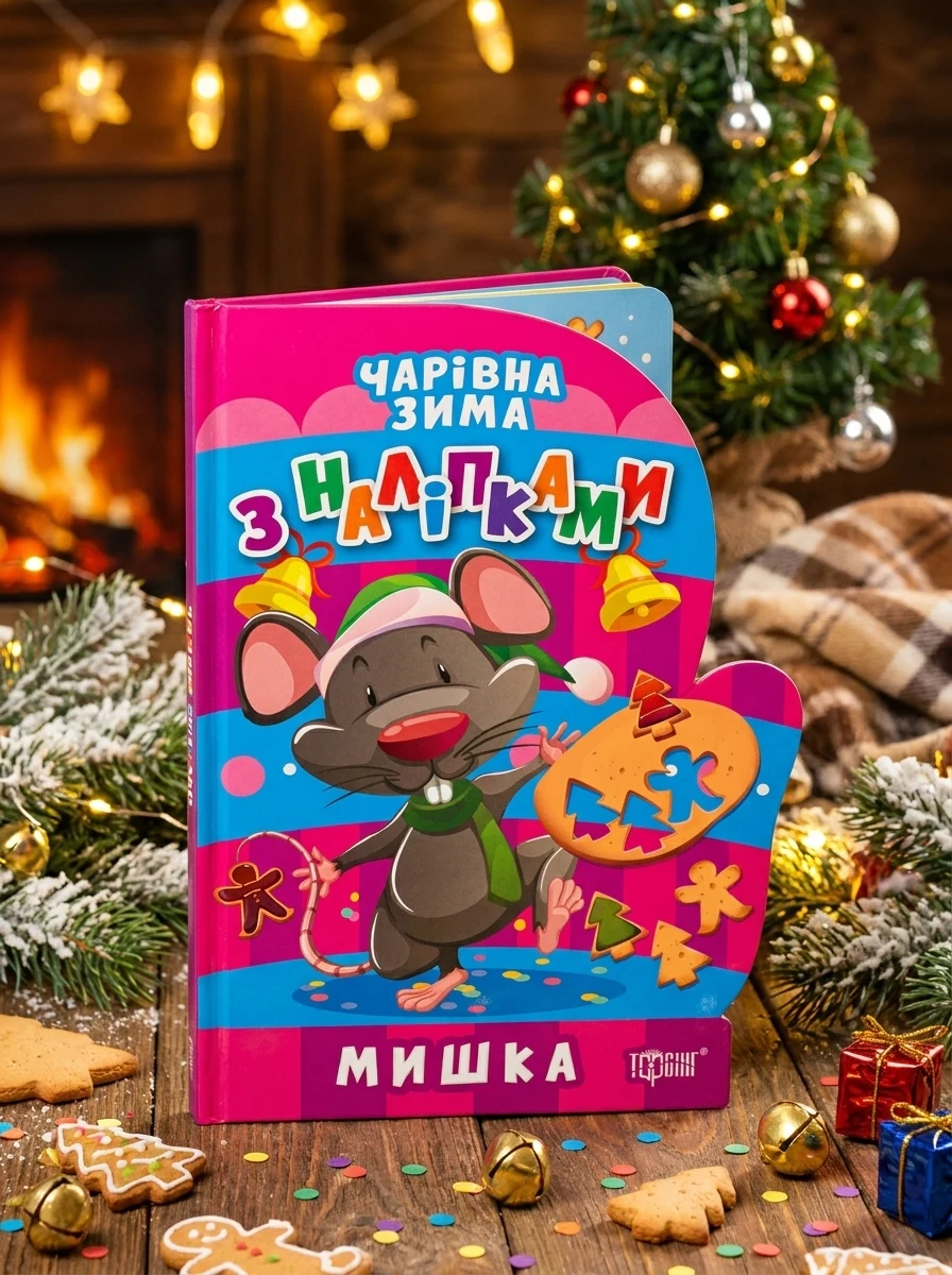 Чарівна зима з наліпками. Мишка — Книги