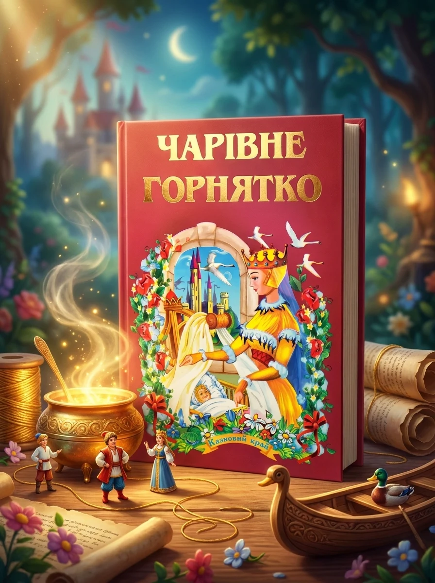 Чарівне горнятко, обкладинка