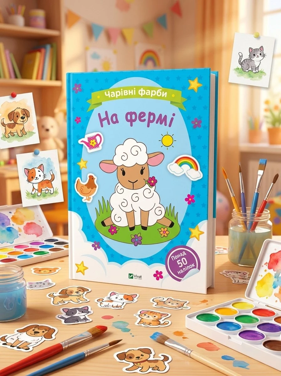 Чарівні фарби. Розмальовки для малюків. Комплект з 3-х шт. — Без Автора, обкладинка