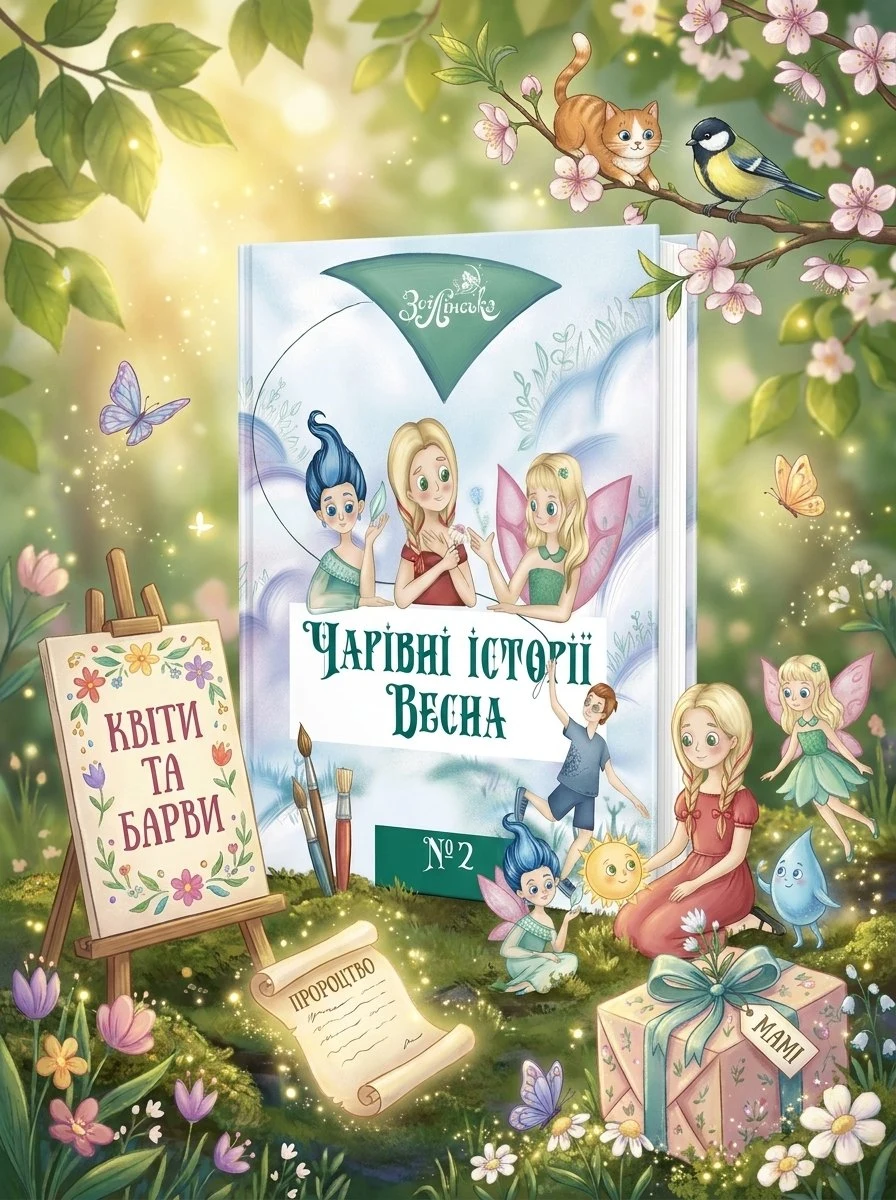 Чарівні історії ВЕСНА №2 — Зої Лінська, обкладинка