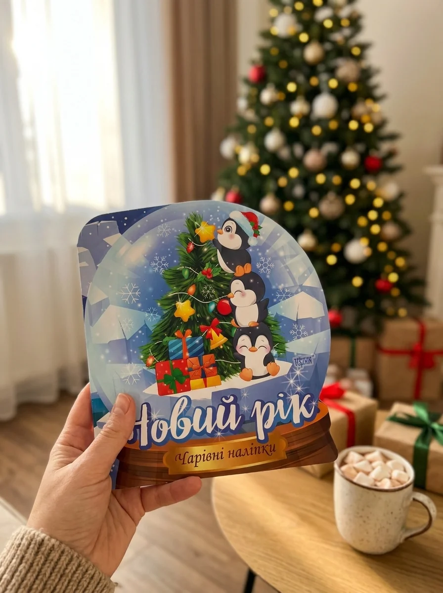 Чарівні наліпки. Кришталева куля. Новий рік — Книги