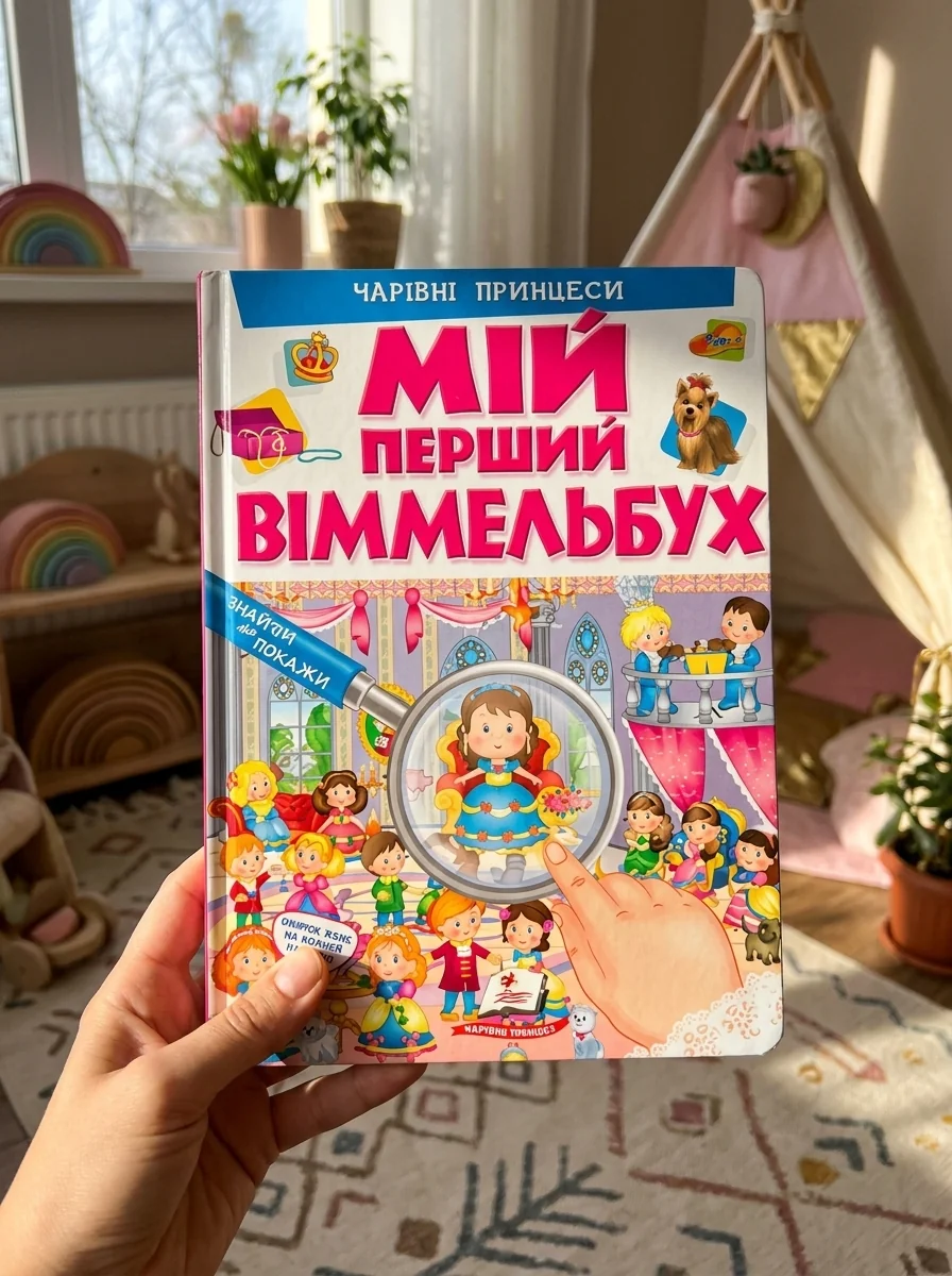 Чарівні принцеси. Мій перший Віммельбух — Барзотті Елеонора, обкладинка