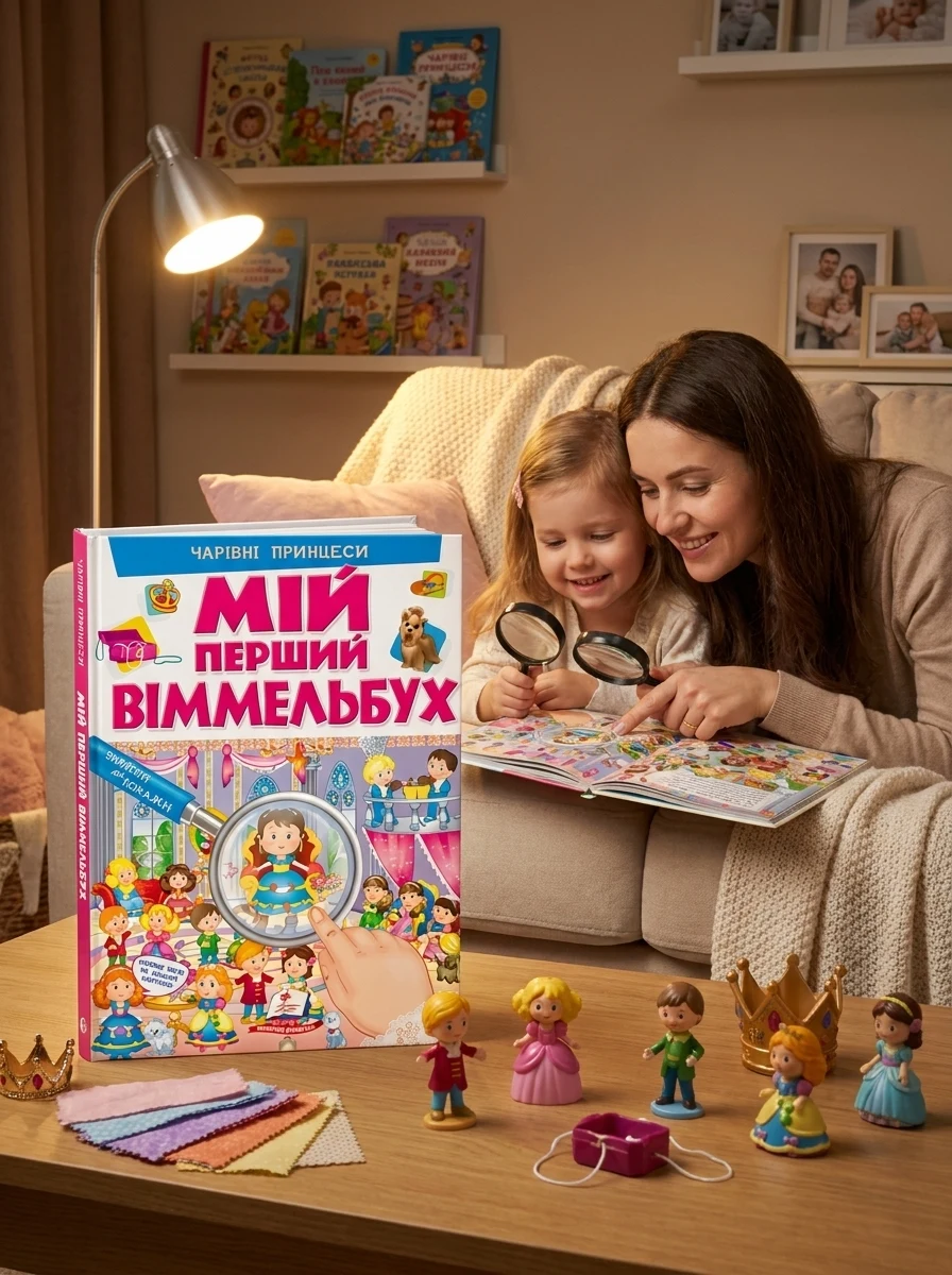Чарівні принцеси. Мій перший Віммельбух — Дитячі книги