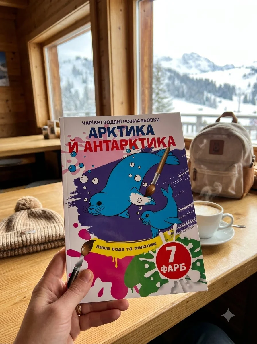 Чарівні водяні розмальовки. Артика й Антарктика, фото 2