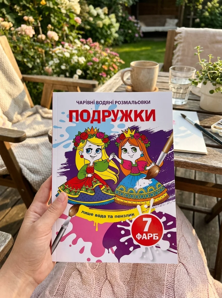 Чарівні водяні розмальовки. Подружки — Дитяча література