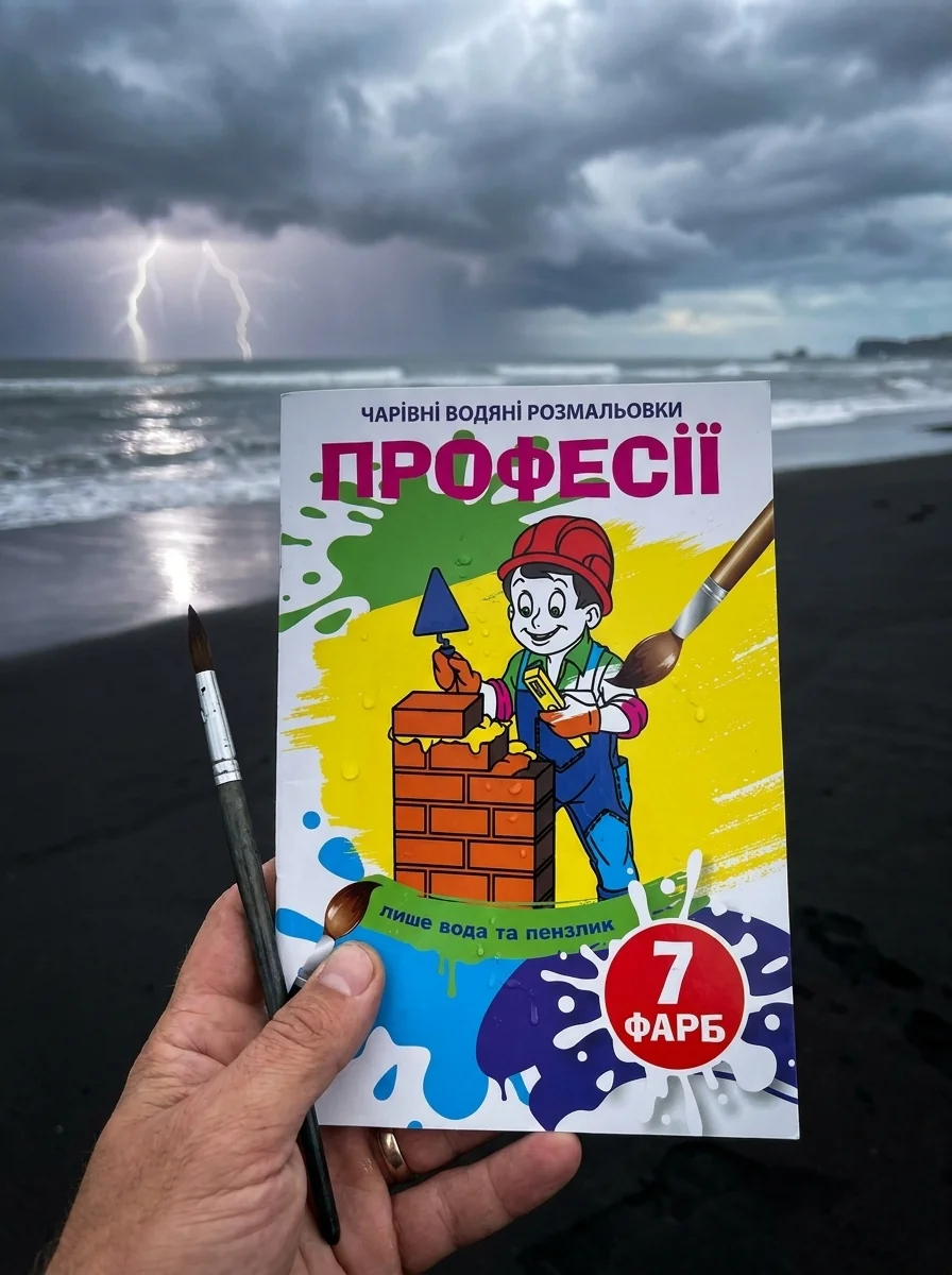 Чарівні водяні розмальовки. Професії — Дитяча література