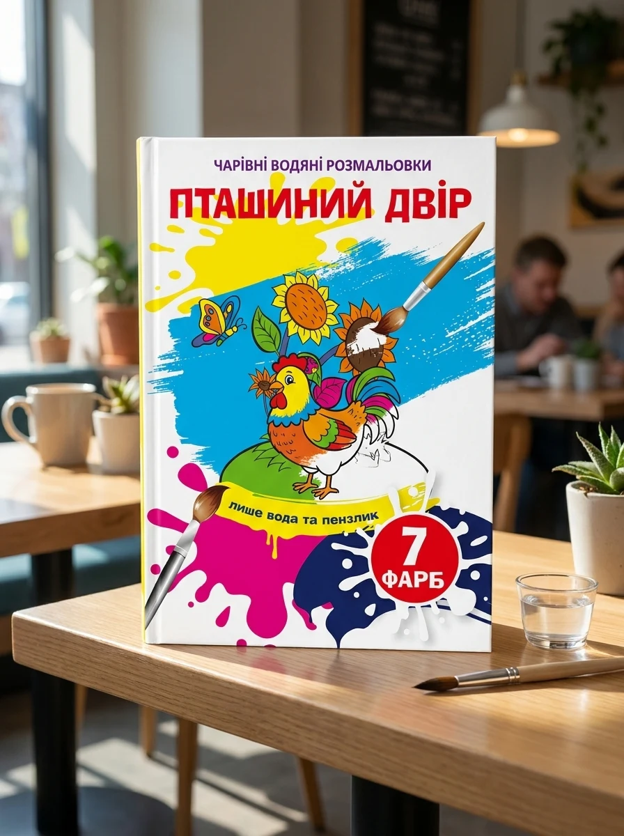 Чарівні водяні розмальовки. Пташиний двір, — Дитяча література
