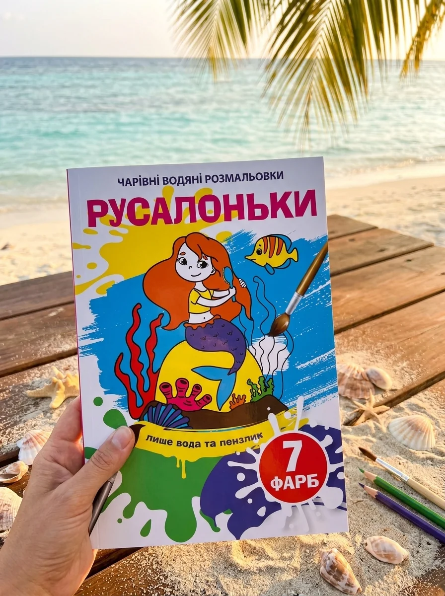 Чарівні водяні розмальовки. Русалоньки — Дитяча література