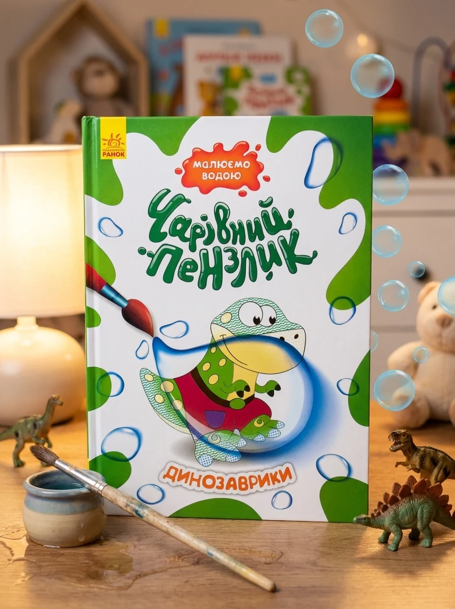 Чарівний пензлик. Динозаврики, — Дитяча література
