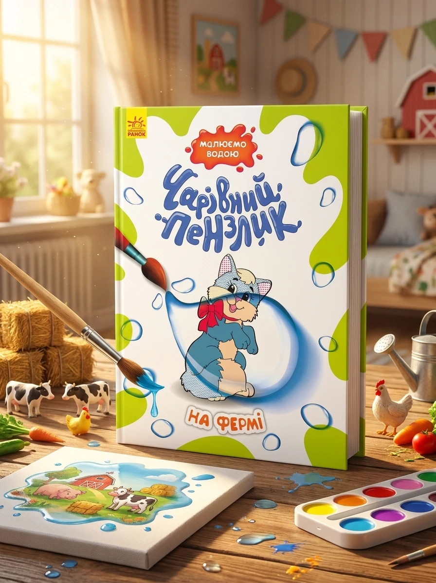 Чарівний пензлик. На фермі, — Дитяча література