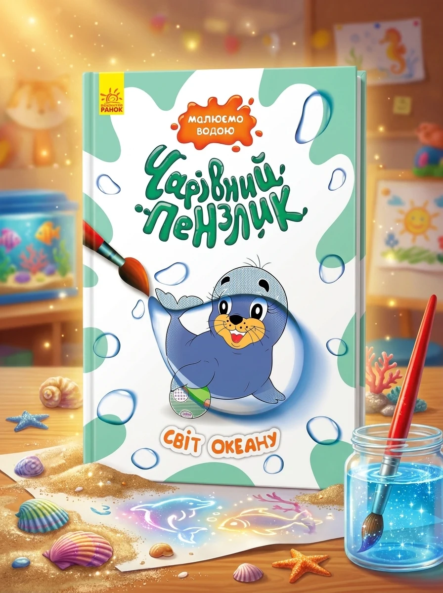 Чарівний пензлик. Світ океану, — Дитяча література