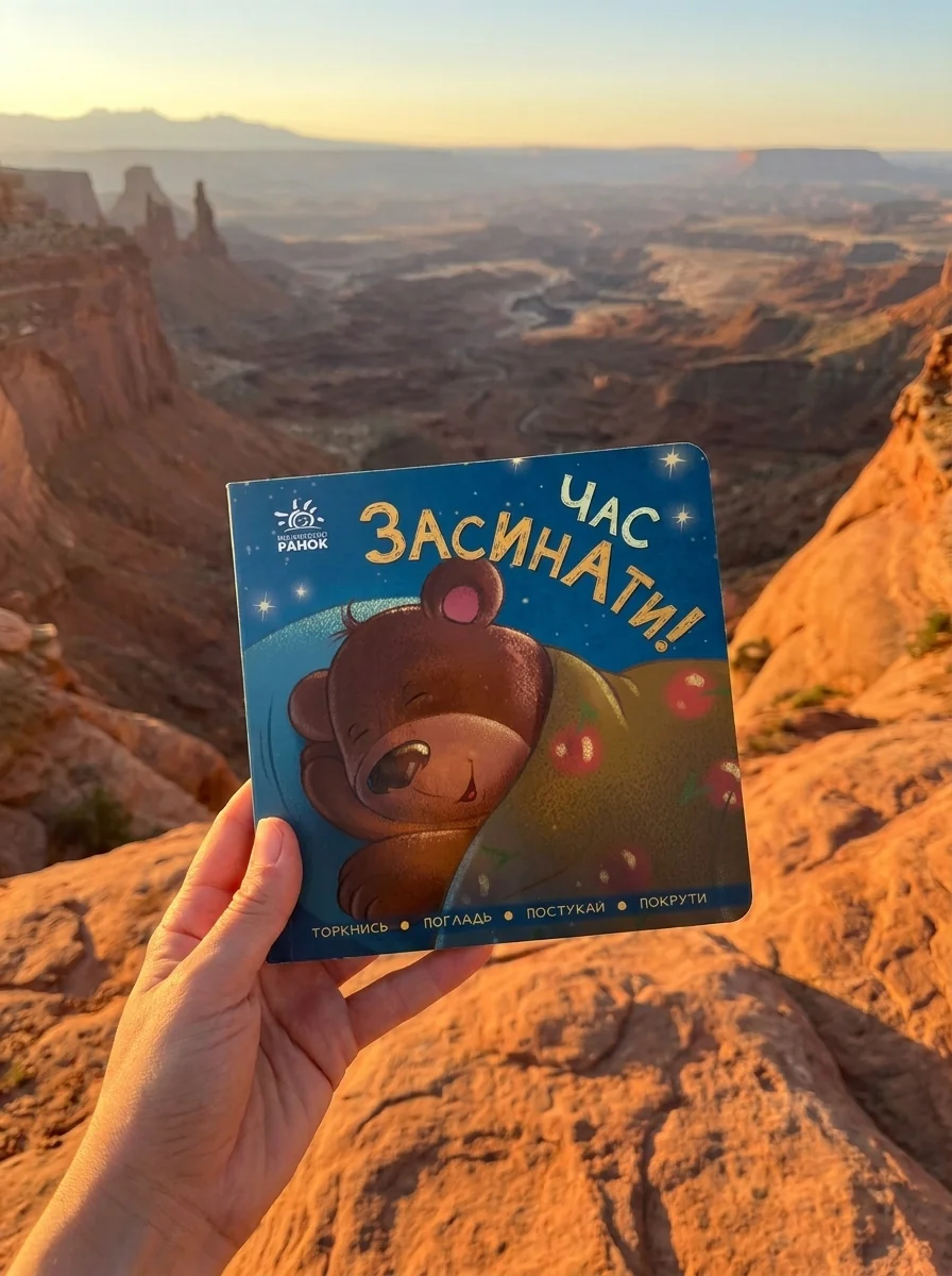 Час засинати! Торкнись, погладь, постукай, покрути — Книги-іграшки