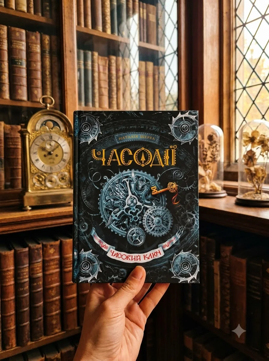 Часодії. Книга 1. Часовий ключ — Наталія Щерба, обкладинка