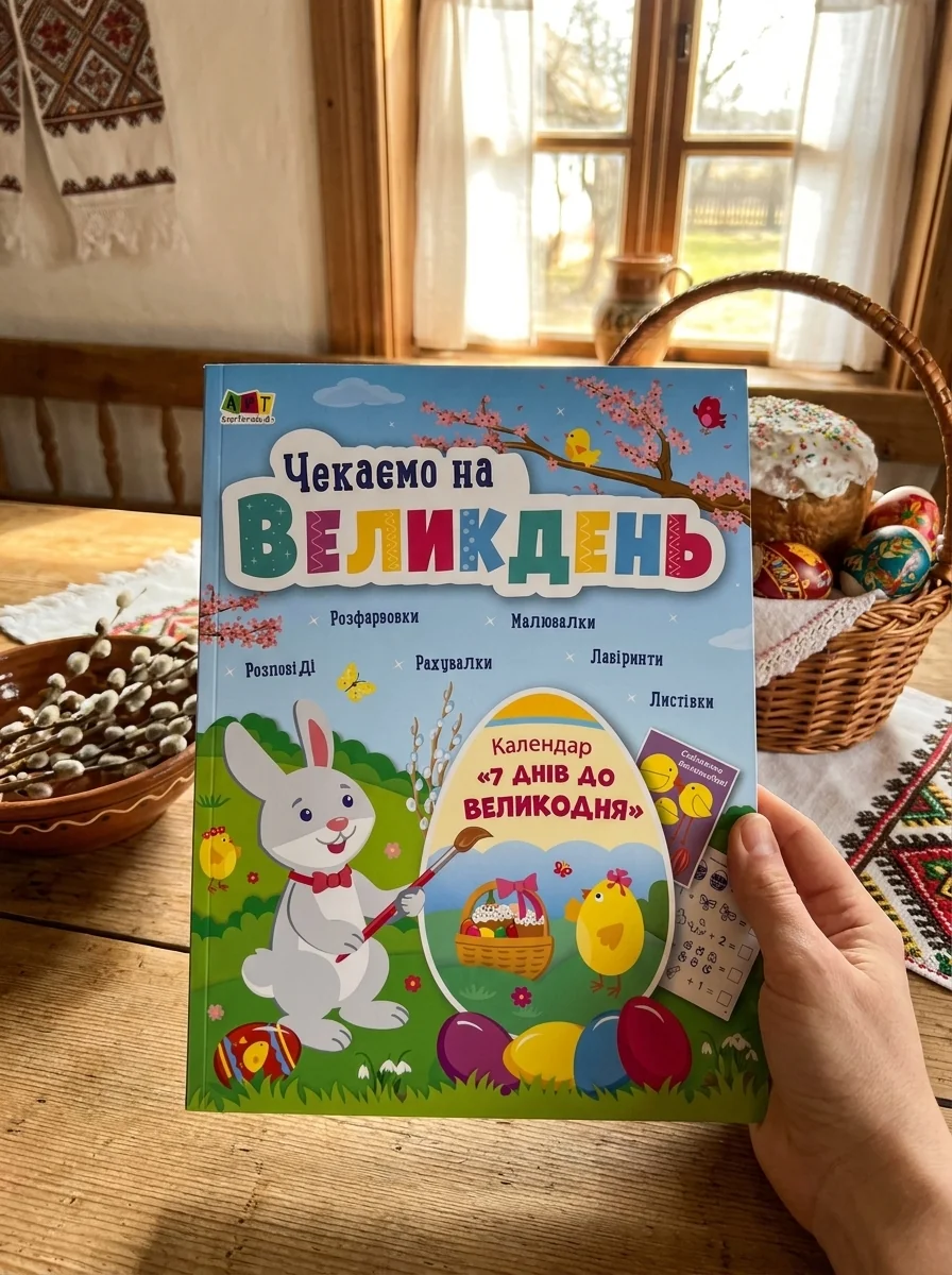 Чекаємо на Великдень — Розмальовки для дітей
