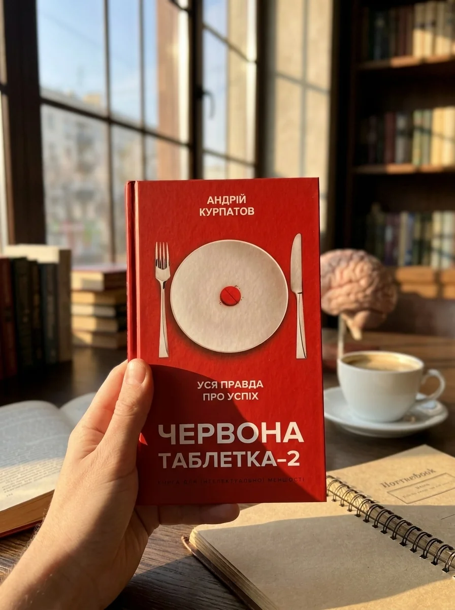 Червона таблетка-2. Уся правда про успіх — Курпатов Андрій, обкладинка