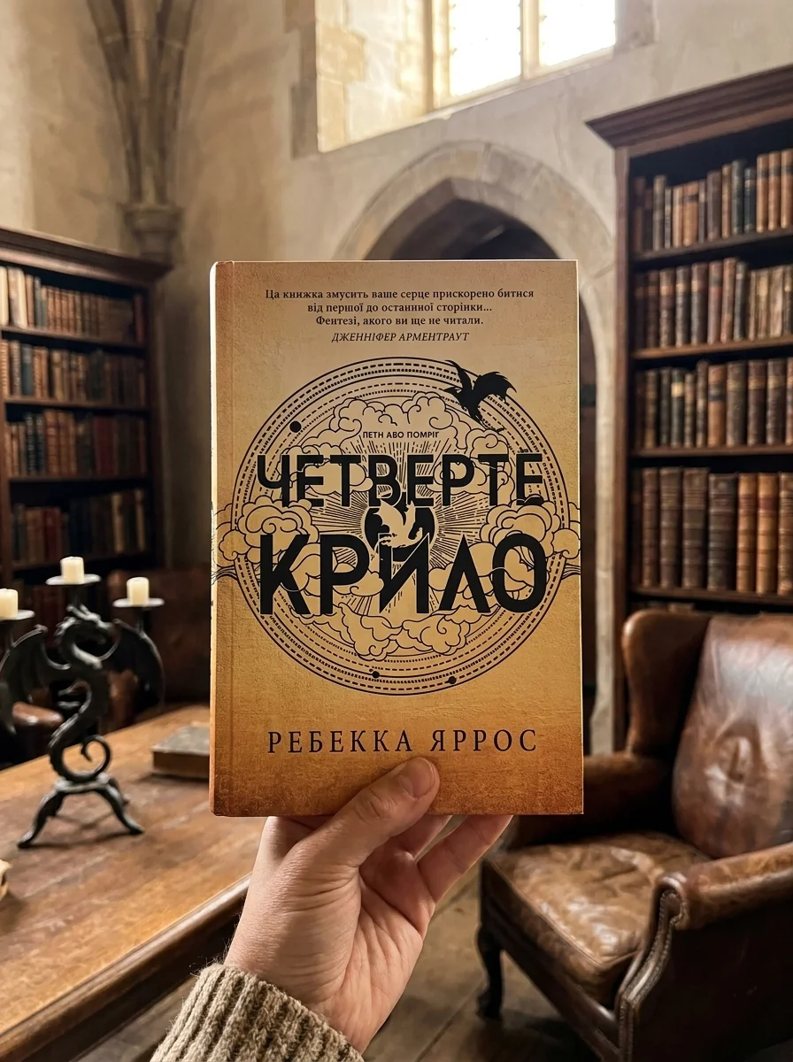 Четверте крило. Емпіреї. Книга 1 (м'яка обкладинка) — Ребекка Яррос, обкладинка