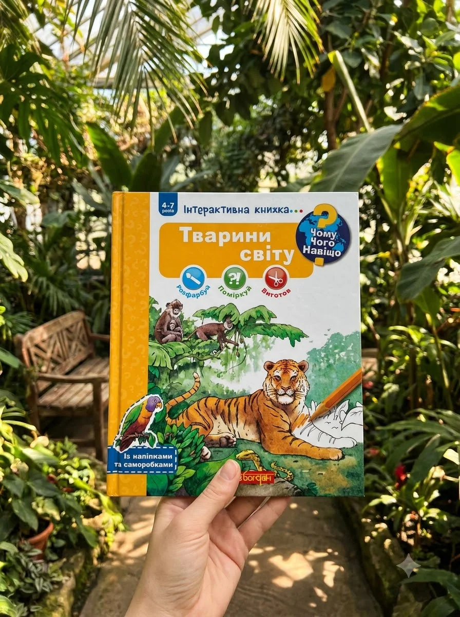 Чому? Чого? Навіщо? Тварини світу. 4-7 років — Книги-іграшки