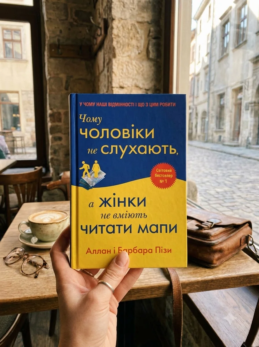 Чому чоловіки не слухають, а жінки не вміють читати мапи, обкладинка