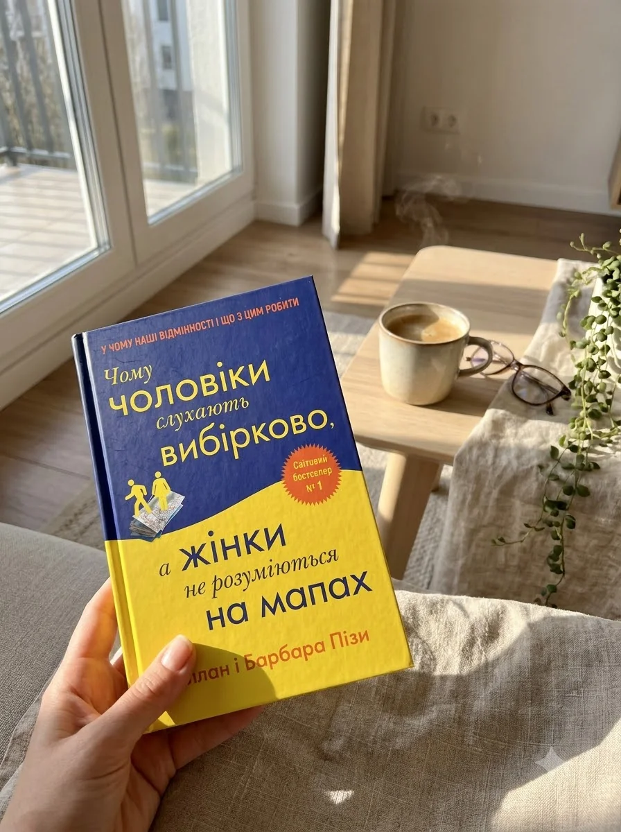 Чому чоловіки слухають вибірково, а жінки не розуміються на мапах — Аллан Піз, обкладинка