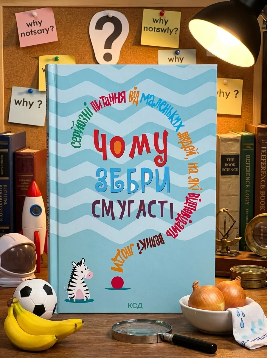 Чому зебри смугасті? Серйозні питання від маленьких людей, на які відповідають великі люди