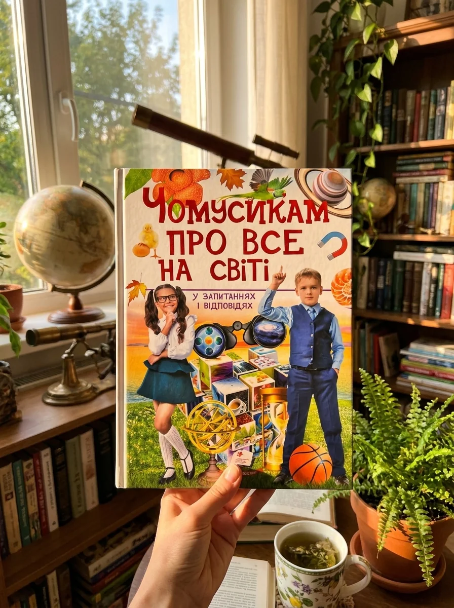 Чомусикам про все на світі у запитаннях і відповідях — Кулікова Ю., обкладинка