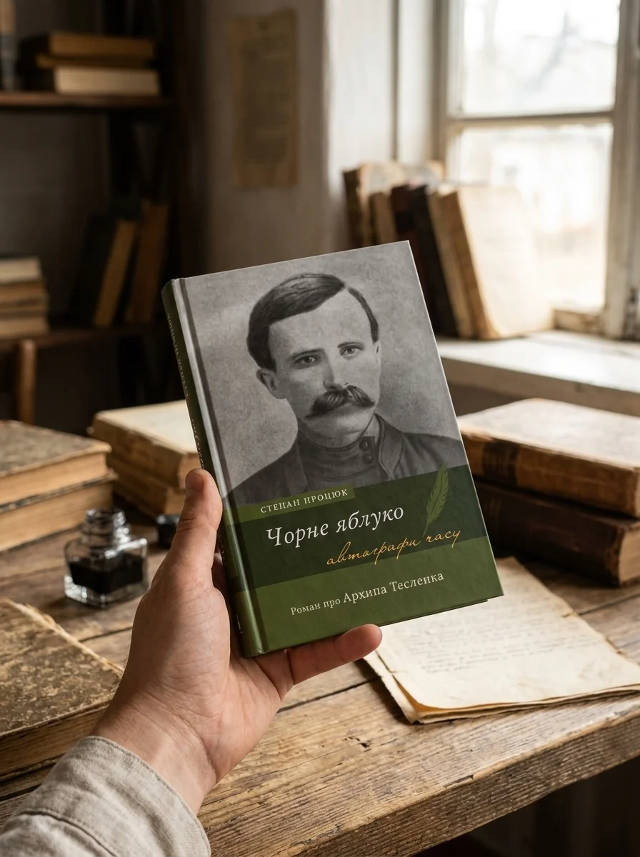 Чорне яблуко. Роман про Архипа Тесленка — Художня література