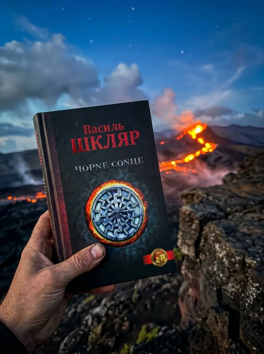 Чорне сонце — Василь Шкляр, обкладинка