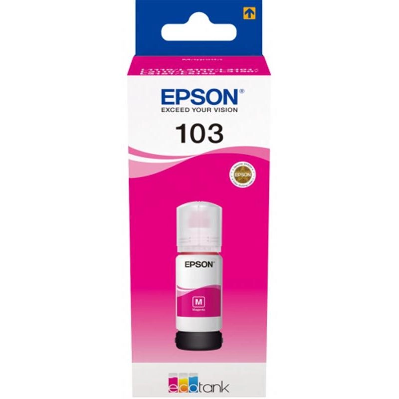 Чорнило Epson 103 L3100/3110/3150 рожеве (C13T00S34A)