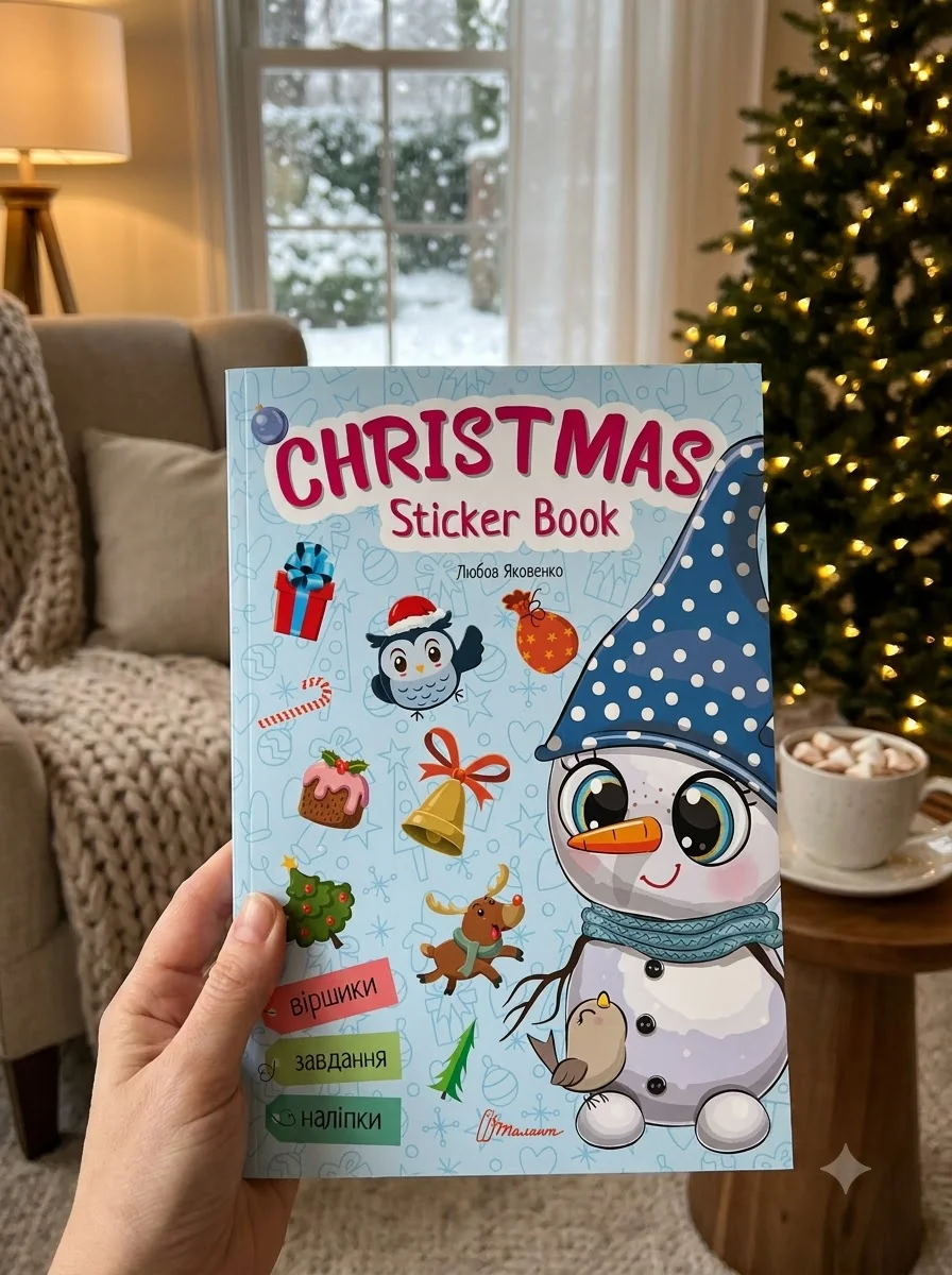 Christmas sticker book. Лист до святого Миколая — Дитяча література