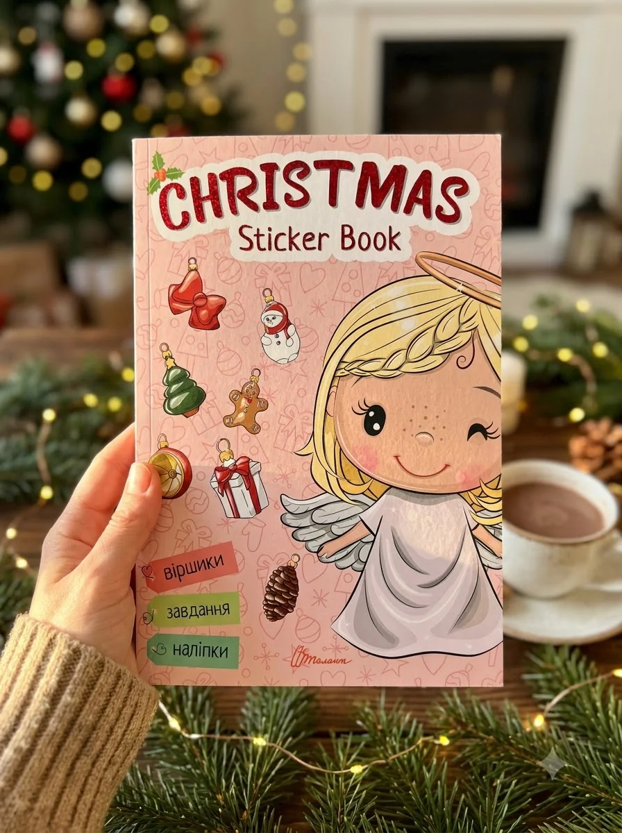 Christmas sticker book. Віршики до свят — Дитяча література