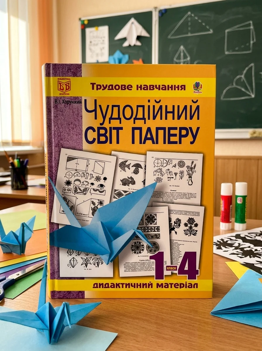 Чудодійний світ паперу. Дидактичний матеріал для уроків трудового навчання. 1-4 класи