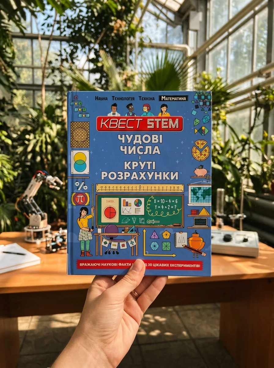Чудові числа і круті розрахунки. Квест STEM. Математика — Стюарт К., обкладинка