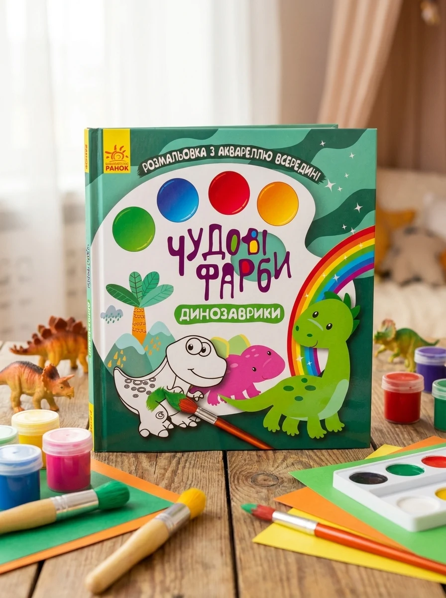 Чудові фарби. Динозаврики, — Дитяча література