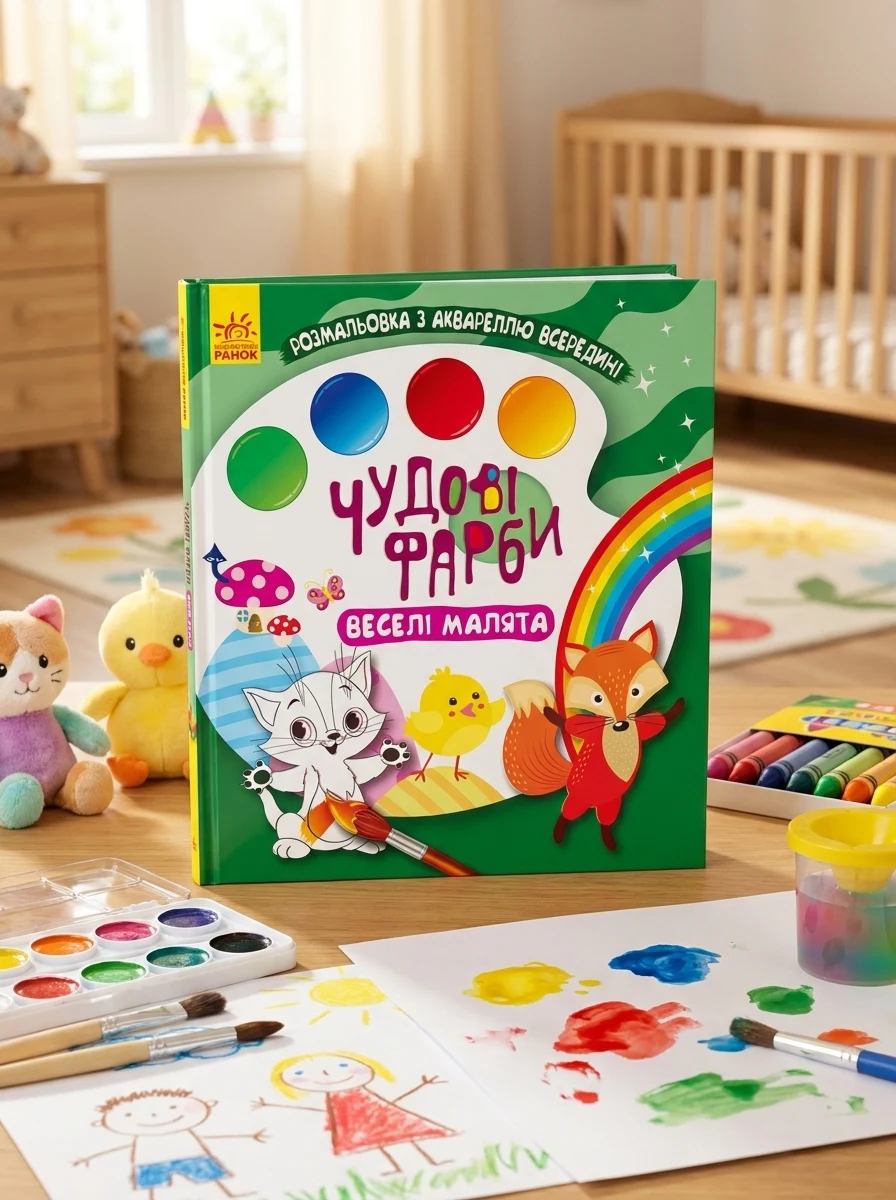 Чудові фарби. Веселі малята, — Дитяча література