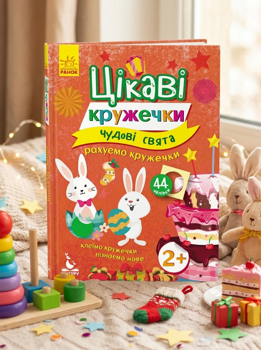 Чудові свята. Цікаві кружечки. Рахуємо кружечки 2+, — Дитяча література